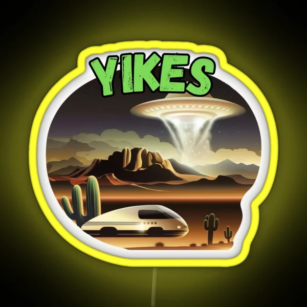 Yikes RGB Neon Sign
