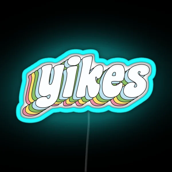 Yikes RGB Neon Sign