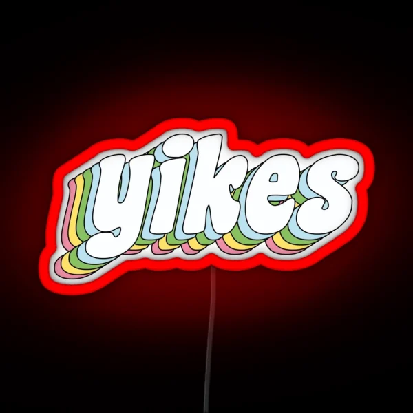 Yikes RGB Neon Sign