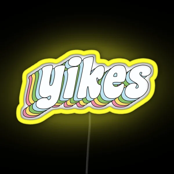 Yikes RGB Neon Sign