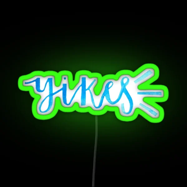 Yikes RGB Neon Sign