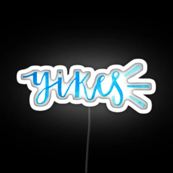 Yikes RGB Neon Sign