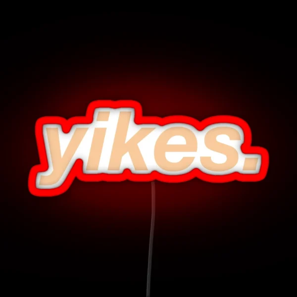 Yikes RGB Neon Sign