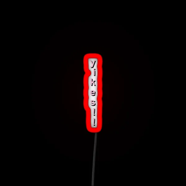 Yikes Vertical RGB Neon Sign
