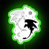 Yin Yang Harmony Balancing Forces Inspired By Toothless Neon Sign