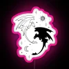 RGB Digital Art Sign with Dynamic Color Changing Effects Display