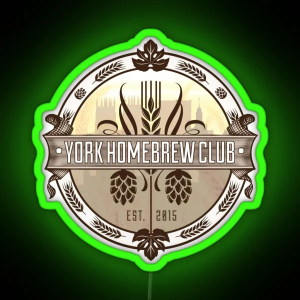 York Homebrew Club RGB Neon Sign