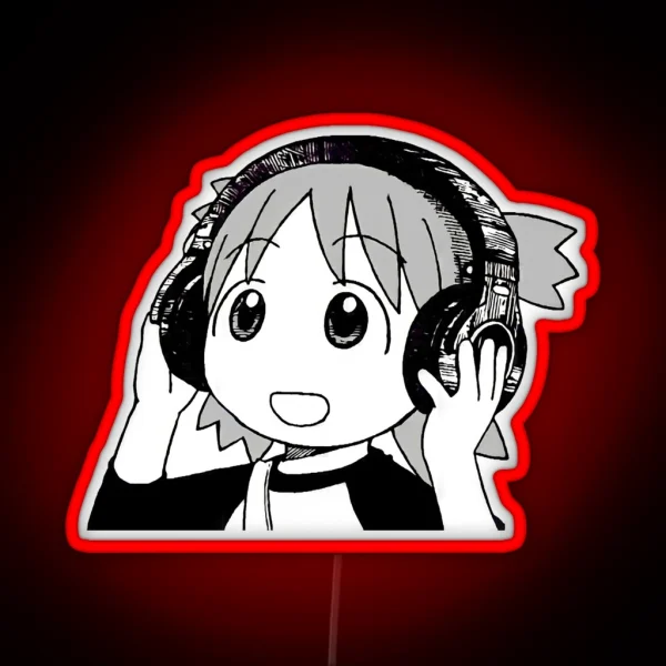 Yotsuba Headphones RGB Neon Sign