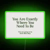 Positive Vibes Motivational Decor for Mindful Spaces with Colorful Neon Sign