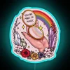 Whimsical Magical Wall Decorations with Colorful RGB Neon Signings