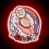 Whimsical wall decor declaring you're made of magical energy inside.