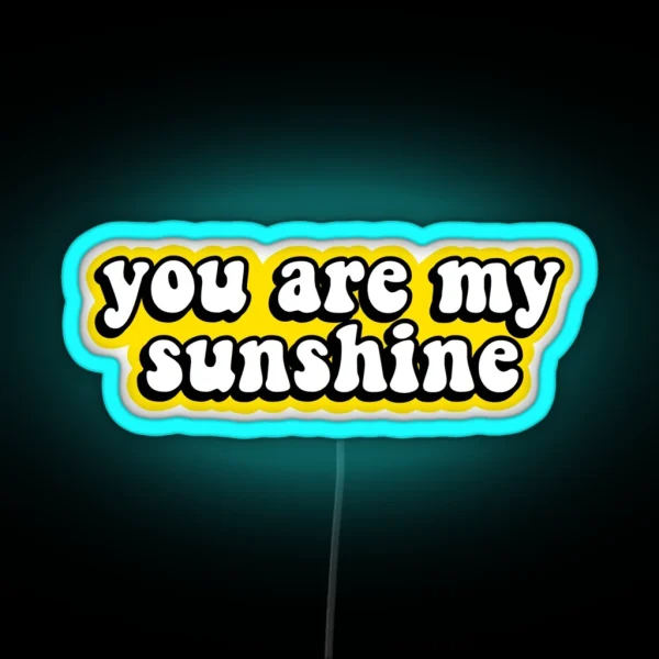 You Are My Sunshine RGB Neon Sign