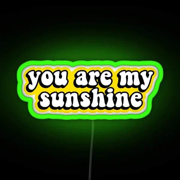 You Are My Sunshine RGB Neon Sign