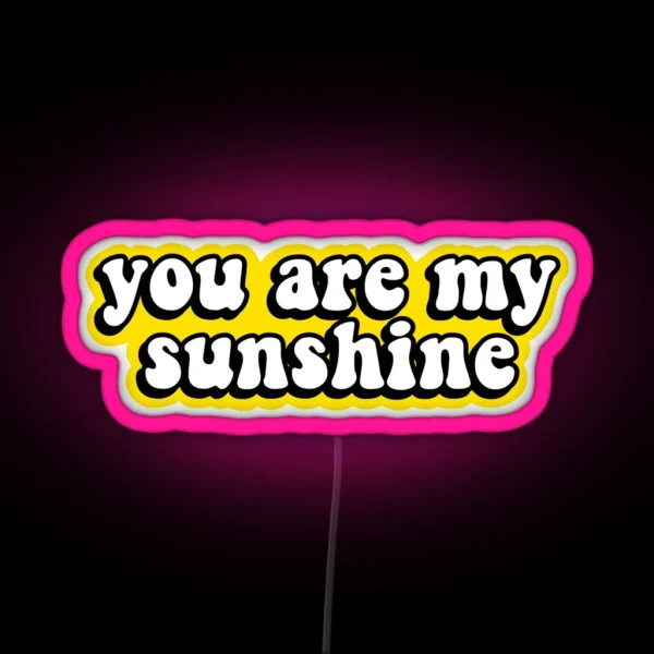 You Are My Sunshine RGB Neon Sign