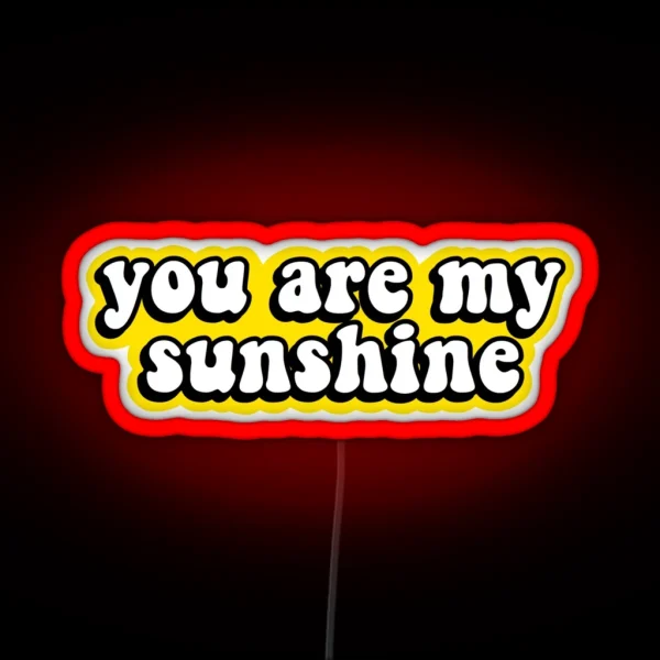You Are My Sunshine RGB Neon Sign