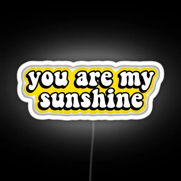 You Are My Sunshine RGB Neon Sign