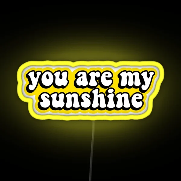 You Are My Sunshine RGB Neon Sign