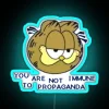 Eye-catching propaganda resistant statement wall decor with vibrant RGB lighting