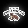 Quirky Sarcastic Otter's Hilarious Disguise for Any Room Decor