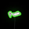 Vibrant LED neon love message wall art for home interior