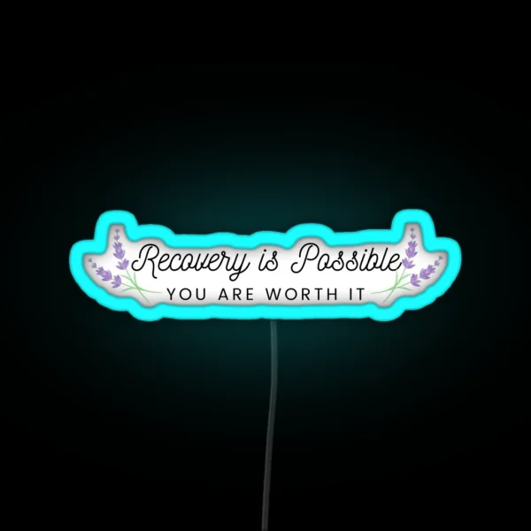 You Are Worth It RGB Neon Sign