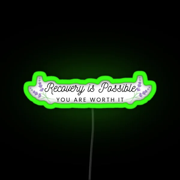 You Are Worth It RGB Neon Sign