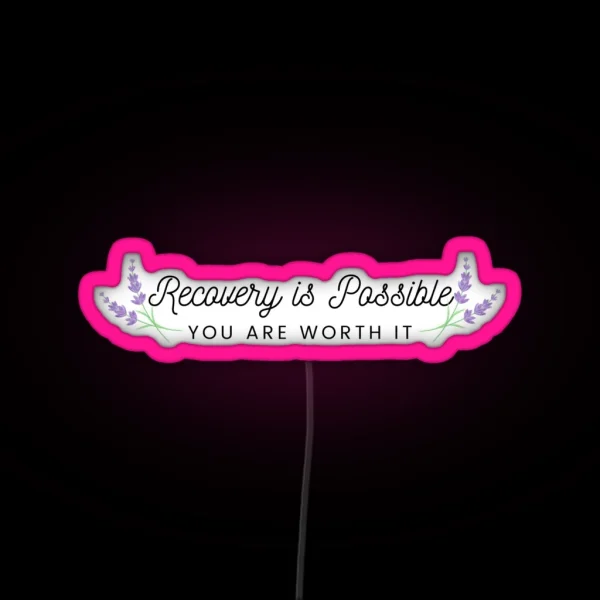 You Are Worth It RGB Neon Sign