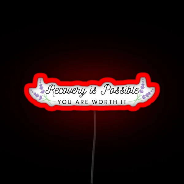 You Are Worth It RGB Neon Sign
