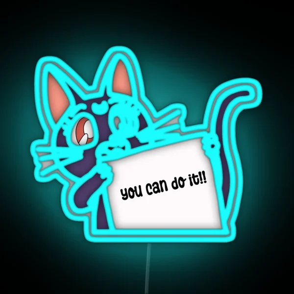 You Can Do It Meow RGB Neon Sign