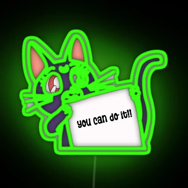 You Can Do It Meow RGB Neon Sign