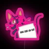 Colorful Meow Motivational Quote RGB Neon Wall Art Decoration Sign