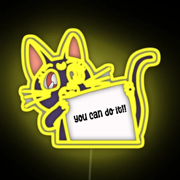 You Can Do It Meow RGB Neon Sign