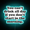 Witty morning motivation sign to start your day on right