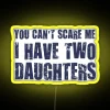 RGB Neon Sign Displays Fearless Parenting with Love and Empowerment Message