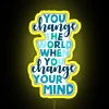 RGB LED Light Box Inspiring Personal Motivational Change Quotes