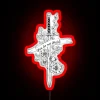 Neon Sign with Attitude: Don't Be Afraid to Take Charge