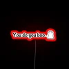 Embracing individuality with colorful vibrant "You Do You" motivational sign.