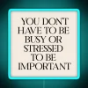 Prioritize your well-being with this empowering importance neon wall decor