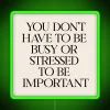 Stress Less Living Room Neon Sign with RGB Colorful Display