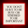 Neon Reminder You're Valued Beyond Your Productivity Level Everyday Always