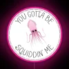 Vibrant RGB Neon Sign with Squid Game Inspired Colorful Display