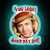 Good day sir, you lose" humorous RGB neon decor sign.