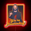 Customizable RGB neon sign quotes your inner Keanu movie magic vibes
