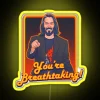 Keanu Reeves Fans' Ultimate Collectible, Customizable RGB LED Neon Sign Display