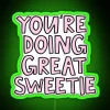 RGB Neon Decorative Sign with Sweet Inspirational Quote for Home