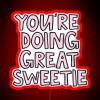 Motivational Sweet Reminder with Vibrant RGB Colorful Neon Lights Sign
