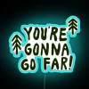 Motivational Home Decor Neon Sign with Inspirational Quote and RGB Lighting