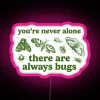 RGB Neon Sign with Insect Motif for Whimsical Ambiance Illumination