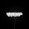 RGB Neon Sign with Kid's Meme 'You're on Your Own' Design