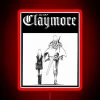 Anime fan decor with customizable Young Clare Claymore inspired light glow.